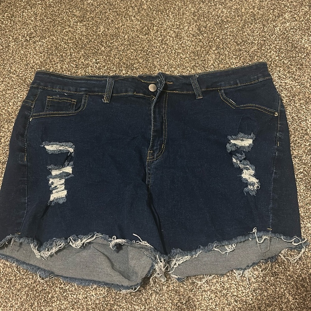 Denim shorts